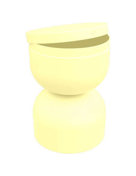 Jídelní stůl SO'O s oválnou dubovou deskou 220x95 INDOOR | FERMOB frosted lemon a