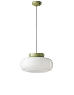 Závěsné svítidlo MARACANÀ C2743 zelená / bílá  | FERROLUCE - 1
