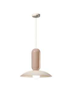Pendant lamp PAU C2630 beige and cream | FERROLUCE - 1