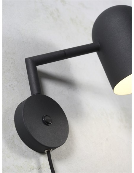 Nástěnná lampa Marseille černá | IT´S ABOUT ROMI-4