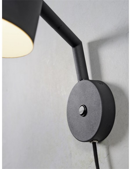 Nástěnná lampa Marseille černá | IT´S ABOUT ROMI-7