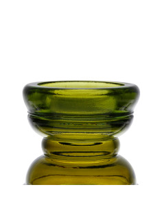 Skleněný svícen Cyme -zelený | CÔTÉ TABLE 2