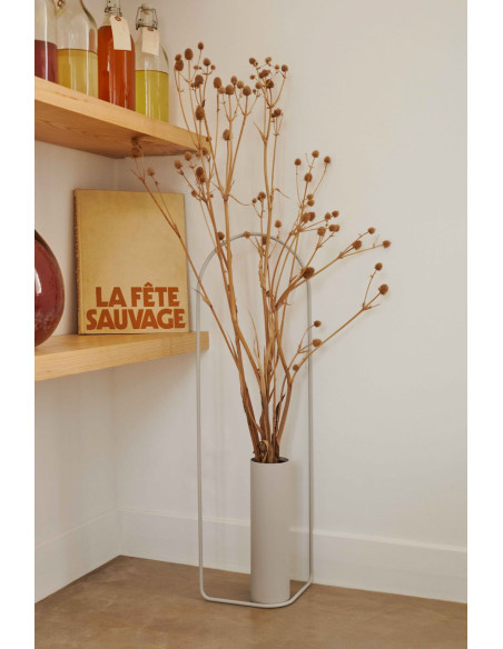 Kovová váza ITAC kulatá - outdoor / indoor | FERMOB