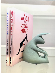 Dekorační figurka - jóga zajíc ve světle zelené barvě |... 2