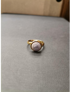 Prsten zlatý s keramickým lila detailem | PIOU PIOU