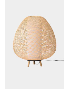 Designová stojací lampa Twiggy Egg z přírodního bambusu | AY ILLUMINATE