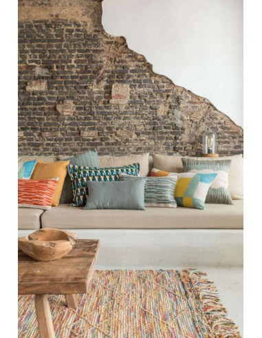 Lněný povlak polštáře Zeff-thym 45x45 | VIVARAISE-3