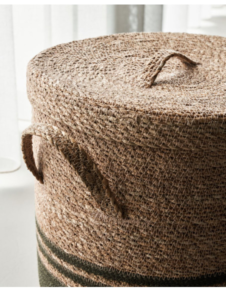 Úložný koš s víkem, Loundry Army L | HOUSE DOCTOR e