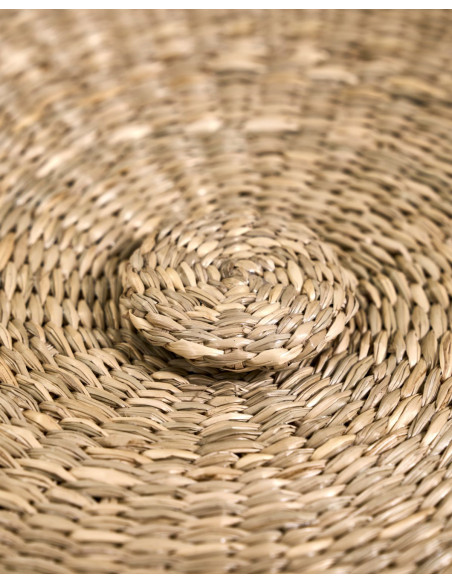 Úložný koš s víkem, přírodní s pruhem L | HOUSE DOCTOR b