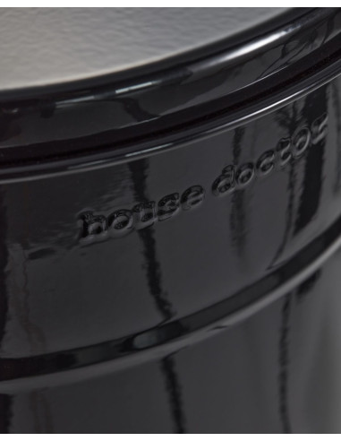 Kovový odpadkový koš Sono, černý | HOUSE DOCTOR b