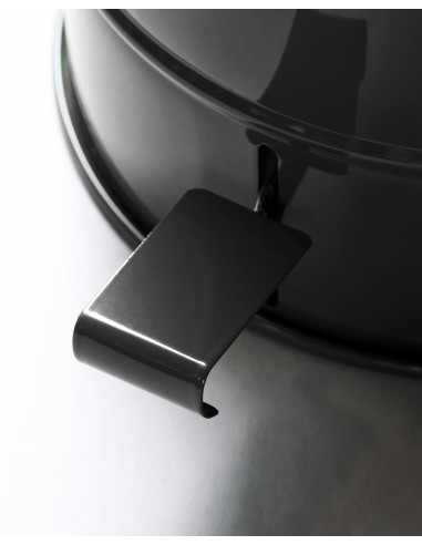 Kovový odpadkový koš Sono, černý | HOUSE DOCTOR c