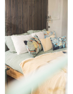 Cotton plaid Emilio Mirabelle 130x200 | VIVARAISE - 2 2