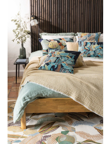 Bavlněný pléd Emílio Mirabelle 130x200 | VIVARAISE b