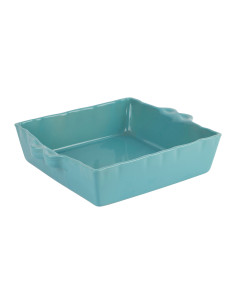 Kameninová zapékací mísa 29x25 Feston - tyrkysová | CÔTÉ TABLE - 1 2