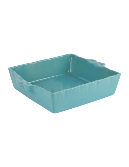 Kameninová zapékací mísa 29x25 Feston - tyrkysová | CÔTÉ TABLE a