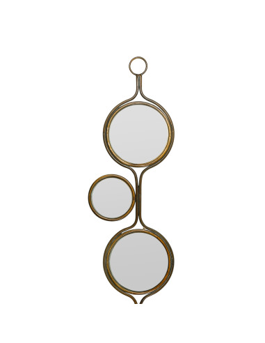 Nástěnné zrcadlo Art Deco - bronzové | CÔTÉ TABLE - 2