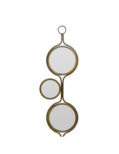 Nástěnné zrcadlo Art Deco - bronzové | CÔTÉ TABLE