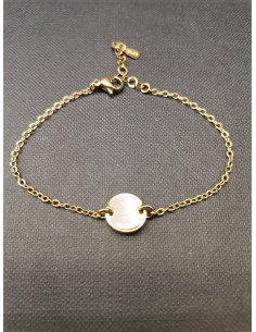 copy of Chain bracelet with pearl four-leaf clover | PIOU PIOU - 1