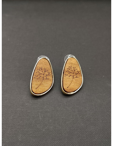 copy of Drop earrings with colourful decoration | PIOU PIOU - 1