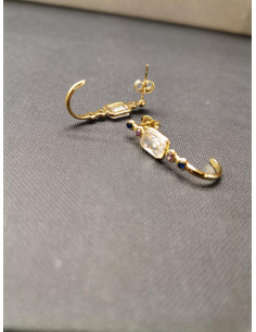 Náušnice s barevnými kamínky | PIOU PIOU 2