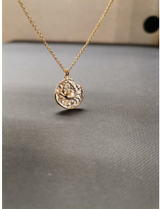 Chain with pendant, moon sign - Cancer | PIOU PIOU - 1