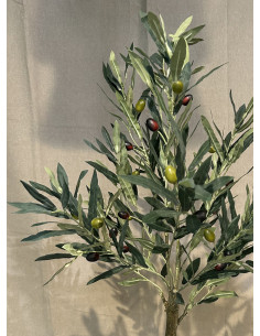 Umělá květina - stromek olivovníku v květináči, v.93cm 2