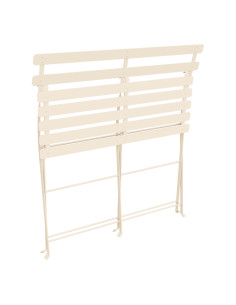 Skládací kovová lavička Bistro | FERMOB latte beige 2