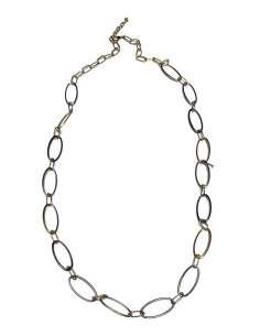 Náhrdelník z kovových zlatých a stříbrných ok | LORIANE - 1