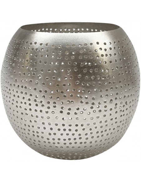 Tepaný svícen pro čajovou svíčku Round Filisky | ZENZA-1