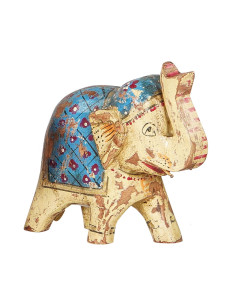 Dřevěná soška slona