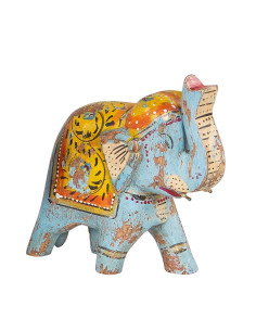 Dřevěná soška slona