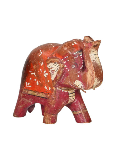 Dřevěná soška slona