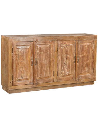 Komoda z teakového dřeva se 4 dveřmi | dovoz Indie