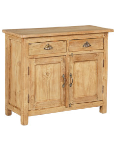 Komoda z teakového dřeva s dvířky a zásuvkami | dovoz Indie