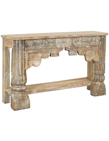 Bar z teakového dřeva ze starožitných sloupů | dovoz Indie