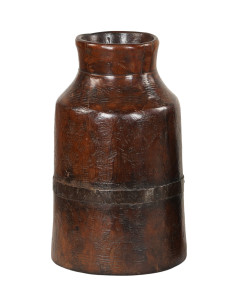 Dekorativní dřevěná váza | dovoz Indie