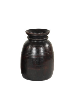 Dekorativní dřevěná váza | dovoz Indie