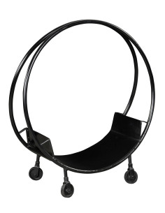 Kovový stojan na dřevo