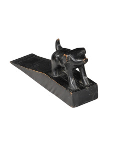 Dřevěná zarážka dveří ve tvaru psa | dovoz Indie