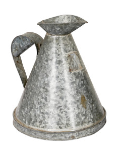 Pozinkovaná dekorativní konev | dovoz Indie