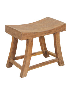 Stolička z masivního dřeva | dovoz Indie