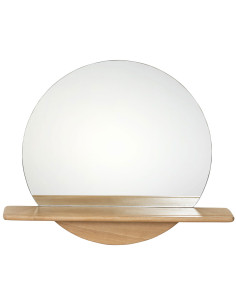 Zrcadlo s dřevěnou policí | dovoz Indie