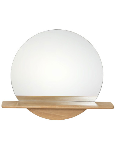 Zrcadlo s dřevěnou policí | dovoz Indie