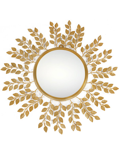 Dekorativní zrcadlo se zlatým rámem