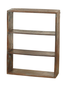 Teakové polička s patinou | dovoz Indie