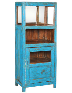 Původní kredenc se zrcadlem z teakového dřeva | dovoz Indie