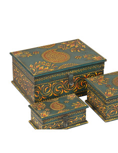 Malovaná dřevěná šperkovnice