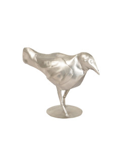 Soška ptáka ve stříbrné barvě | dovoz Indie a