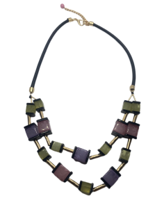 Náhrdelník s kostičkami, barevný | KLÉO PARIS