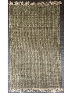 Přírodní koberec z konopných vláken, 93x152cm, khaki | dovoz Indie